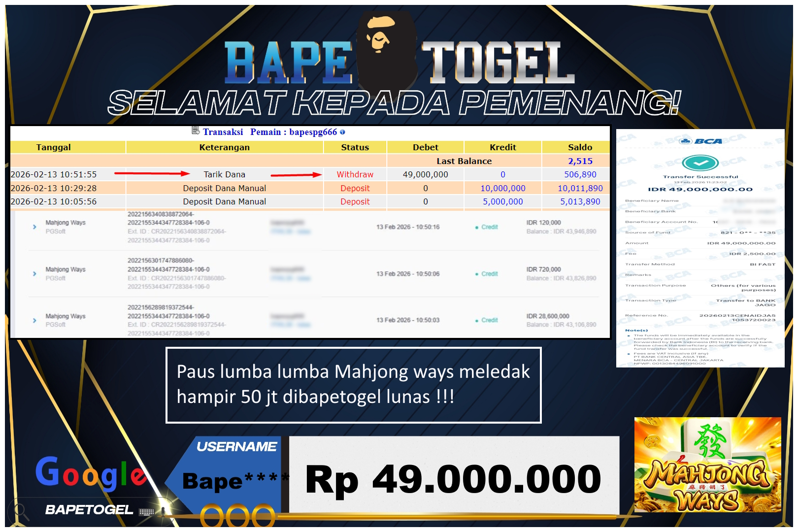 BAPETOGEL