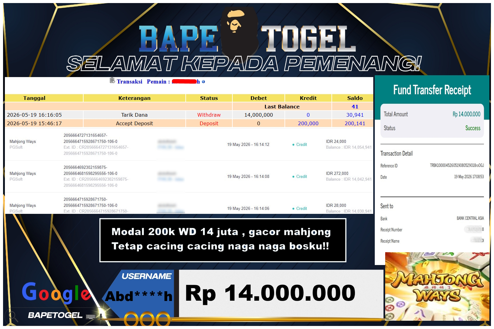 BAPETOGEL